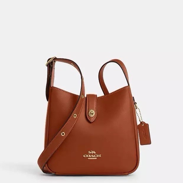 NWT Coach Hadley Mini Crossbody Bag CBM63 Gold/Tan | eBay