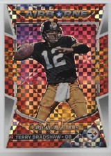 2022 Panini Rookies & Stars Airborne Red Plaid Prizm Terry Bradshaw HOF 1s1t
