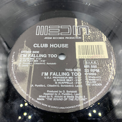 LP MUSICA ELECTRONIC Club House - I'm Falling Too MR Italy 1992
