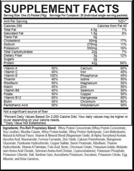 EAS MYOPLEX Original Reemplazo de Comida Polvo Batido de Proteínas Vitaminas BCAA Paquete de 20 Foto 2 de 2