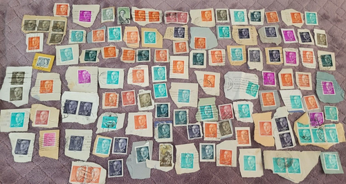 Around The World Mixed Lot Of Stamps Plus Stamp Book Washington Lincoln - 第 5/21 張圖片
