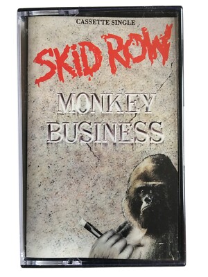 Skid Row - Monkey Business / Slave To The Grind - Cassette Single 7567876734