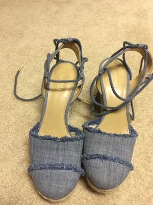 michael kors denim espadrilles