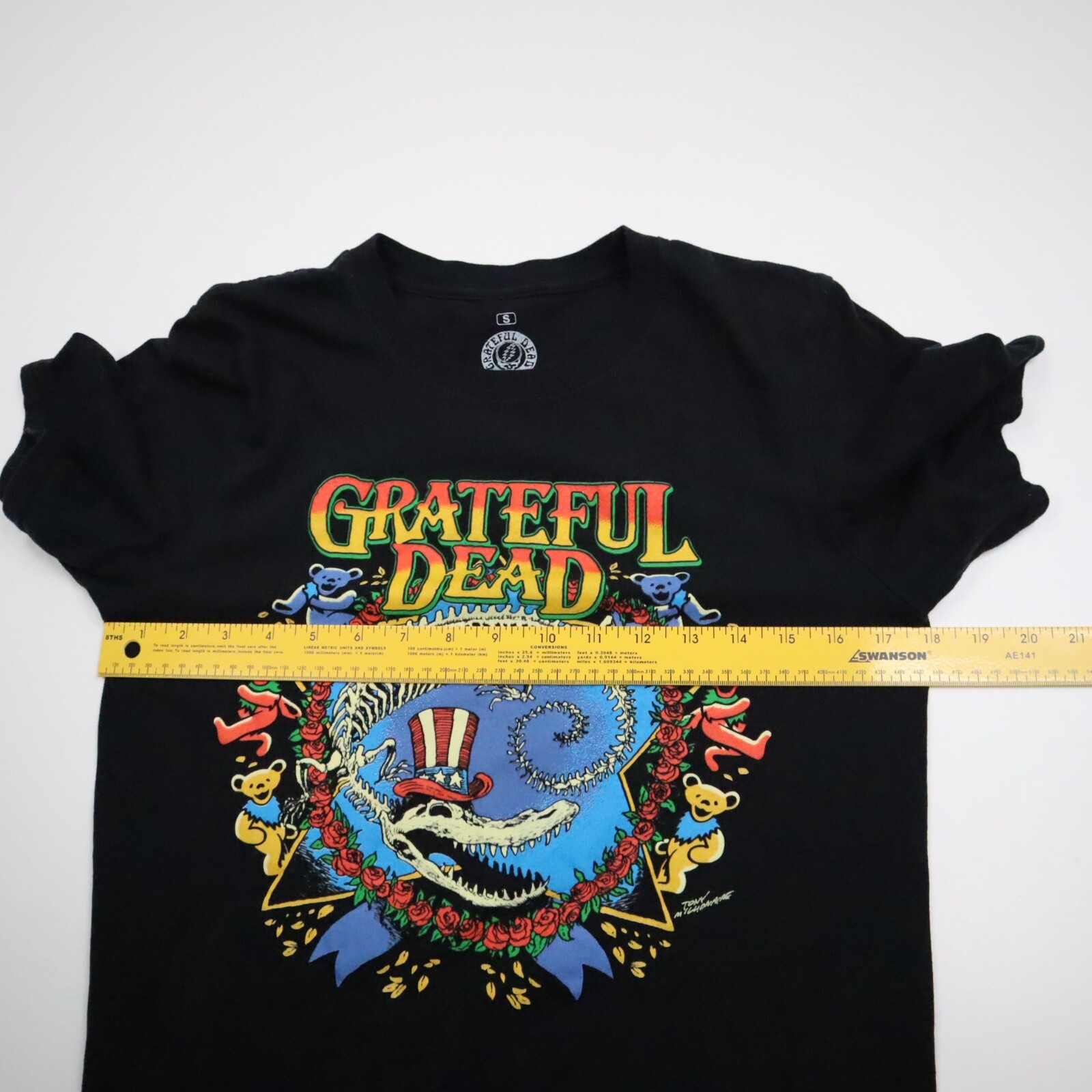Grateful Dead Dancing Bears Rainbow Alligator T S… - image 5
