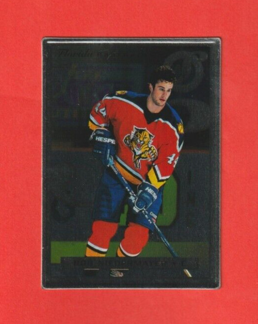 1996-97 Leaf Preferred STEEL # 61 Rob Niedermayer FLORIDA PANTHERS NO film