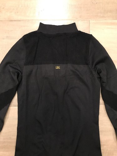 NEW C & C California SPORT Full Zip Track Jacket Athleisure Athletic Black Top S - Picture 5 of 6