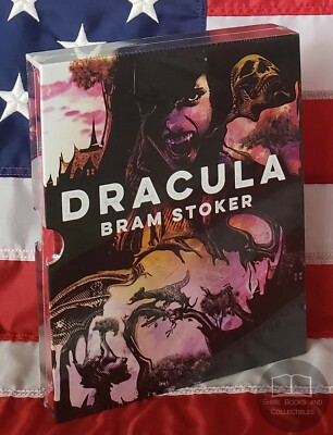 NEW SEALED Dracula Bram Stoker Hardcover Deluxe Slipcase Illustrated Ed Vampire