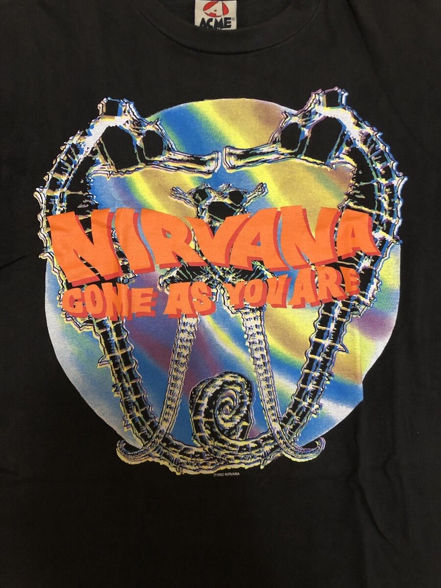 rare vintage 1992 Nirvana Come as you are Acme Australia rare vintage 1992 Nirvana Come as you are Acme Australia
