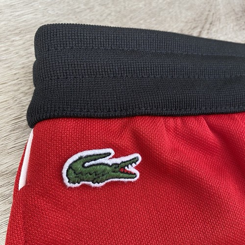 Pantalones deportivos Lacoste resistentes a la abrasión plisados para hombre talla 3 pequeños $165 - Imagen 2 de 14
