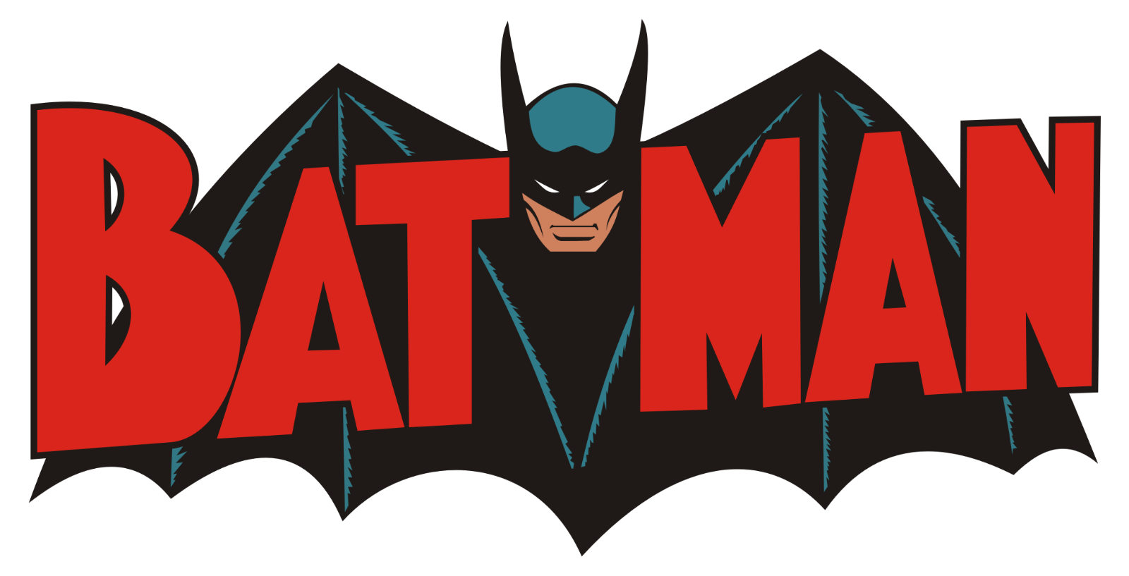 Batman Logo Poster Print 11x17 Old School Logo | eBay