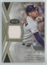 2020 Topps Tier One Relics Alex Bregman 200/395 Houston Astros