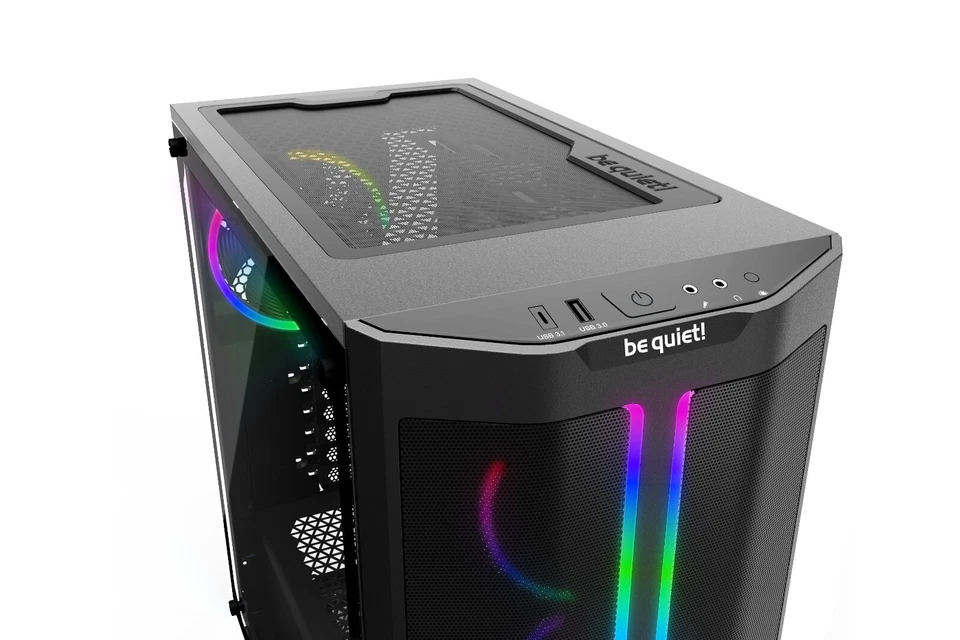 be quiet! Black Pure Base 500 FX Mid Tower Case with ARGB & Tempered Glass - Image 3 of 4