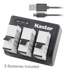 Kastar Battery Charger GoPro Hero 5 Black Firmware v01.57 v01.55 & Future Update