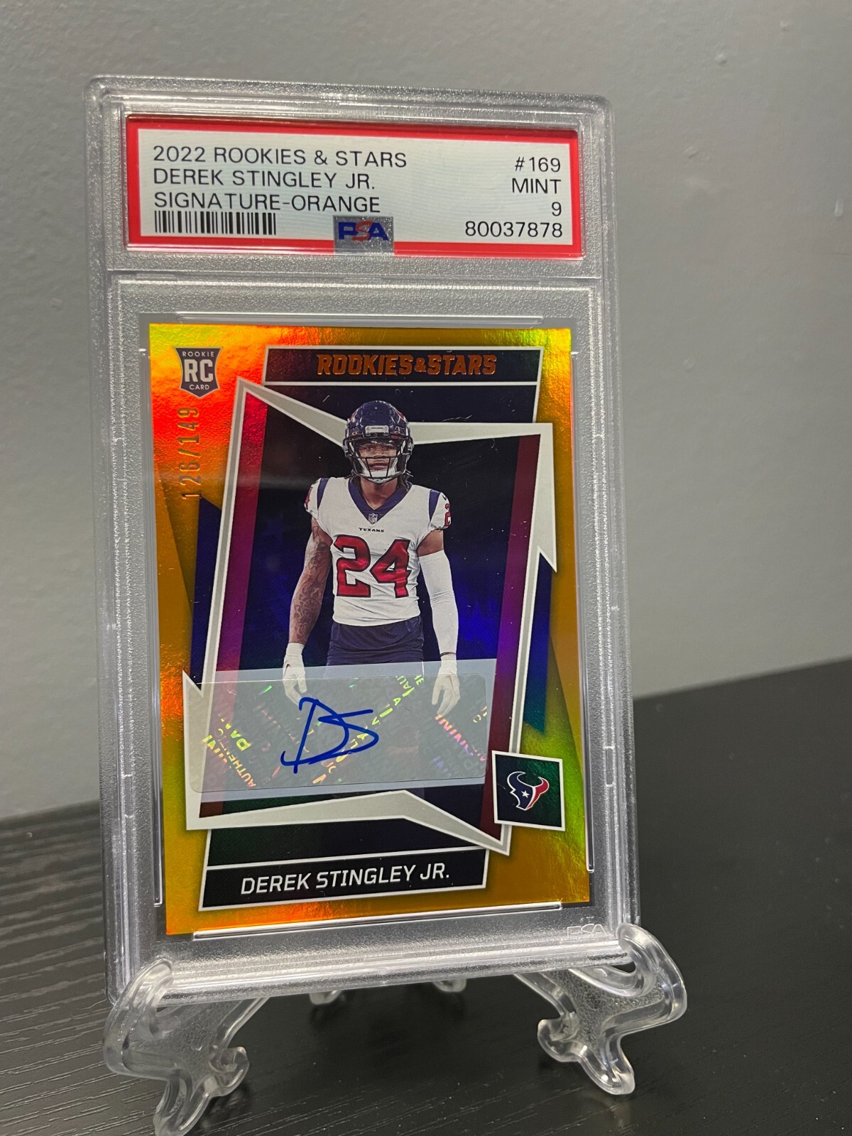 Derek Stingley Jr. Panini Rookies & Stars #169 Orange