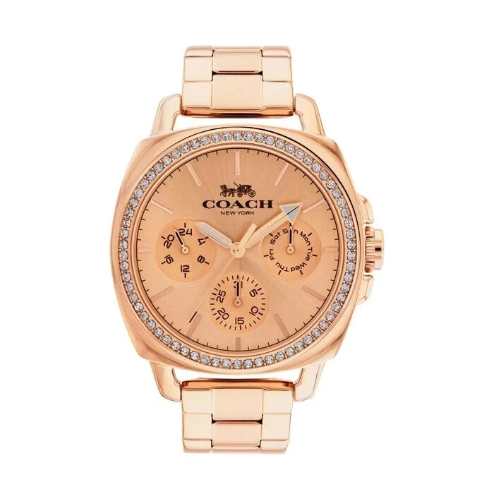 Orologio da donna Coach 14503131 in acciaio inox tono oro rosa