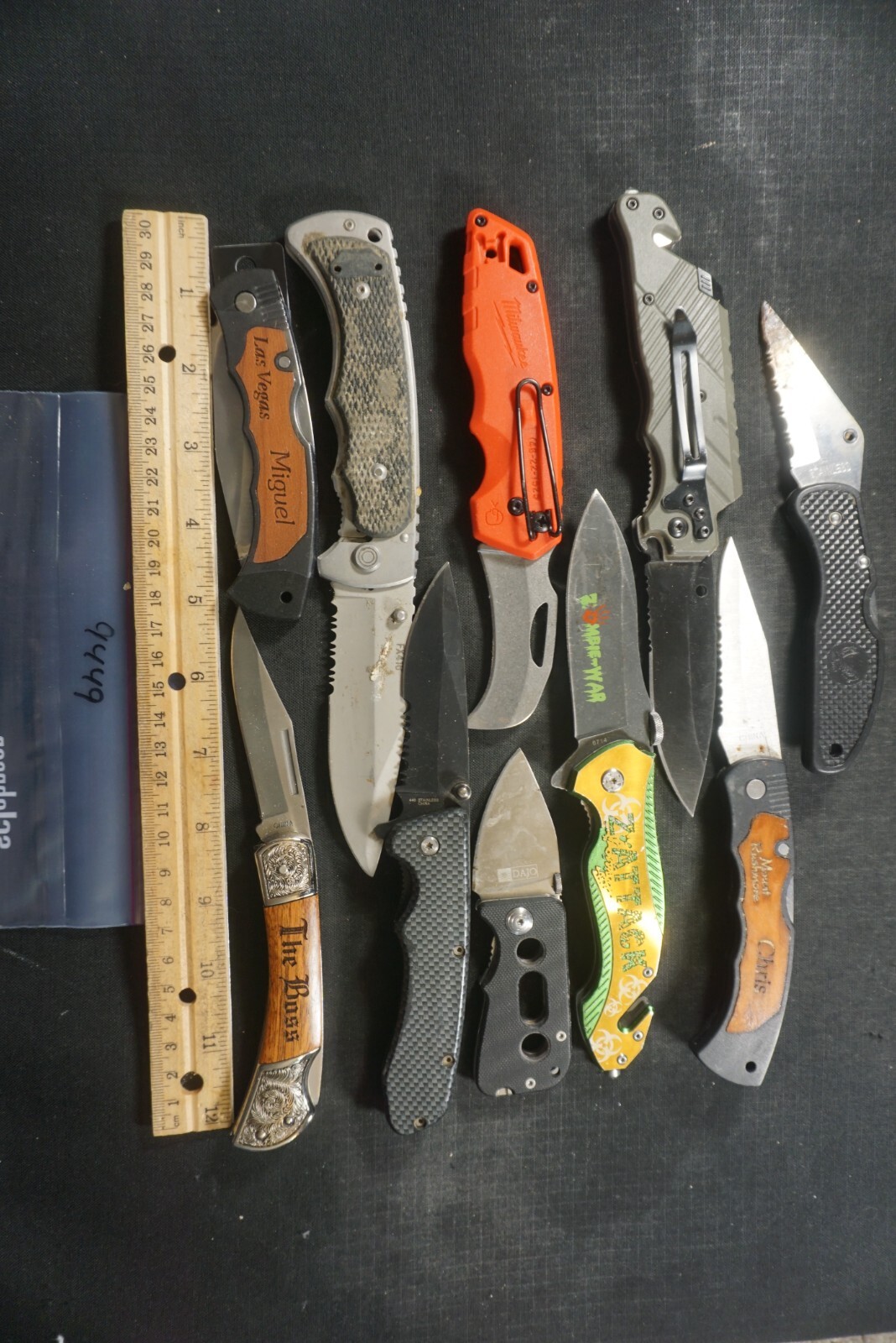 9449 Ten assorted pocket knives eBay