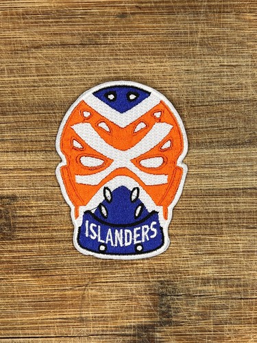 Billy Smith Islanders Goalie Mask Patch 3.25x2.5” Embroidered Hockey Badge