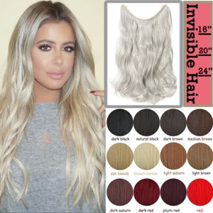 hair extensions no clip with band