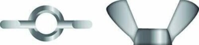 Seachoice SC1372 1/4-20 wing nut ss 100/bg