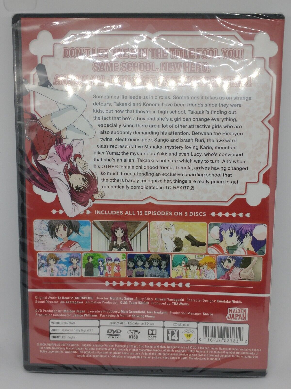 To Heart 2 Complete Collection (DVD) BRAND NEW anime