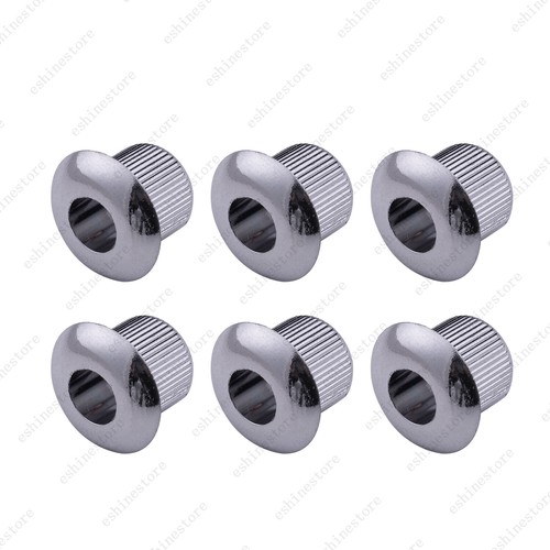 6Pcs Plastic Vintage/Modern 6mm to 10mm Guitar Tuner Conversion Bushings - Picture 8 of 8
