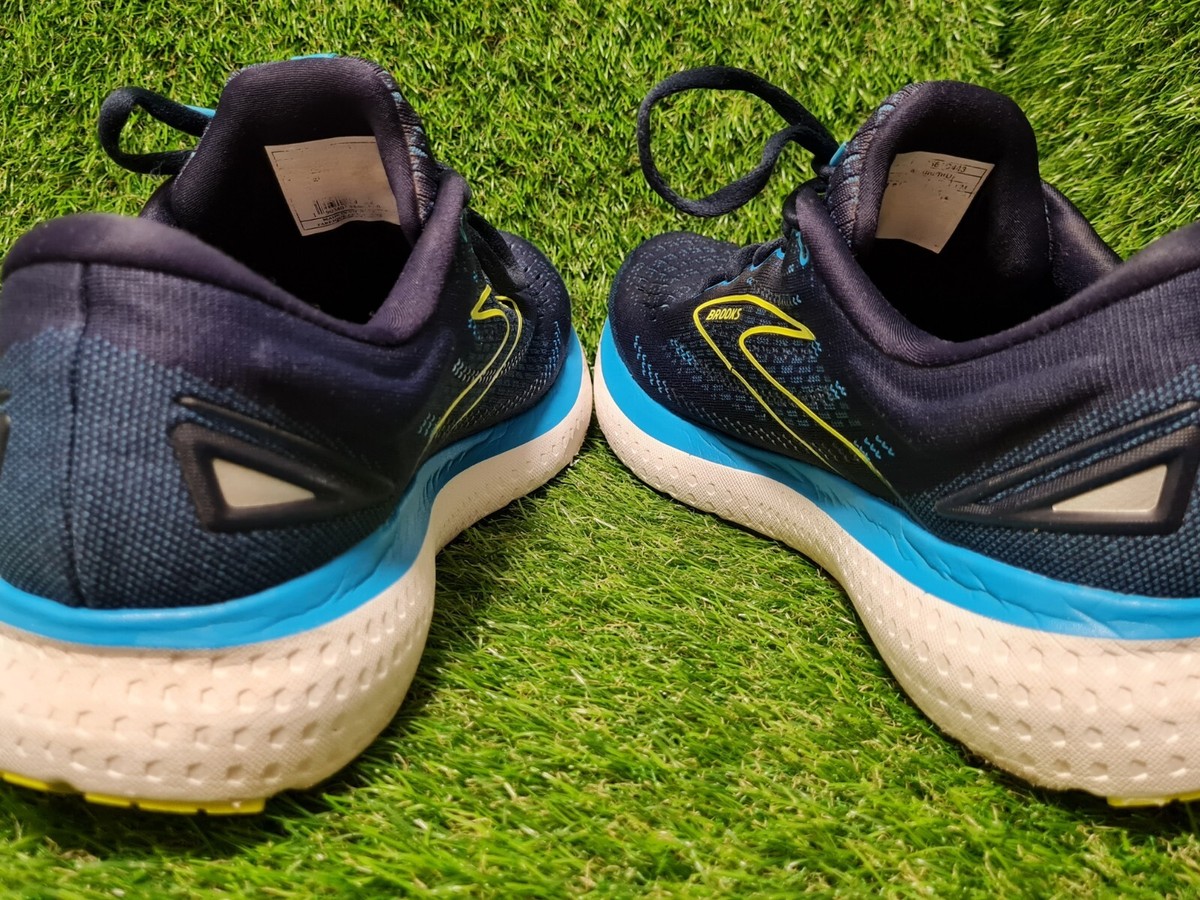 Brooks Glycerin 19 Running Shoes Navy Blue Yellow 1103561D443 Mens 11.5 Brooks Glycerin 19 Men main image 3
