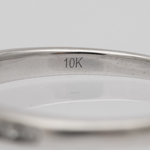 10ct White Gold Diamond Wedding Band Ring by Michael Hill - Size: L ~ RRP: $899 - Picture 6 of 10