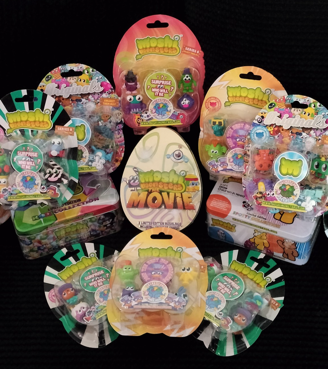 Moshi Monsters Figure Packs & Collection Tins New & Sealed