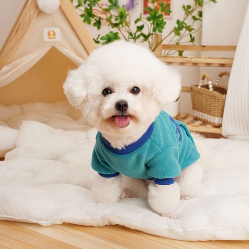 Pet Dog Cat Fleece Vest Sweater Warm Soft Pullover Small Dog Jacket Coat Cute - Picture 9 of 26