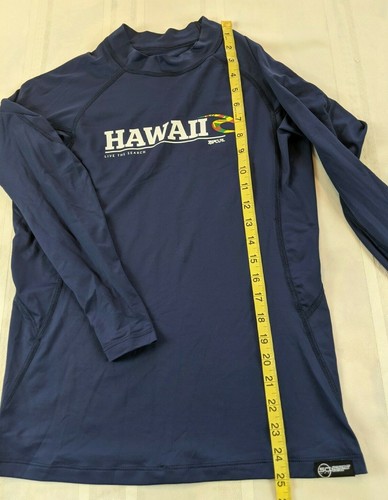 RIP CURL Hawaii Graphic Mock Turtle Neck Long Sleeve Pullover Swim Top Men's M - Picture 5 of 8