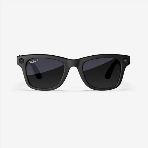 Ray-Ban Meta Wayfarer (1.ª generación) (reacondicionadas), negro mate / lentes p - Imagen 2 de 5