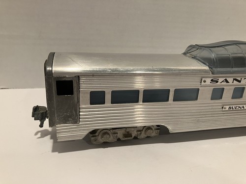 S01: AMT American Model Toys O Gauge Aluminum Santa Fe Buena Vista Dome Car 14" - Picture 4 of 10