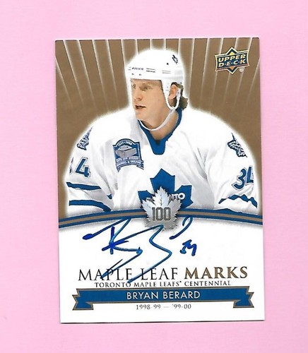 2017-18 TORONTO MAPLE LEAFS CENTENNIAL LEAF MARKS AUTOGRAPH & AKA CARD SEE LIST - Picture 8 of 91