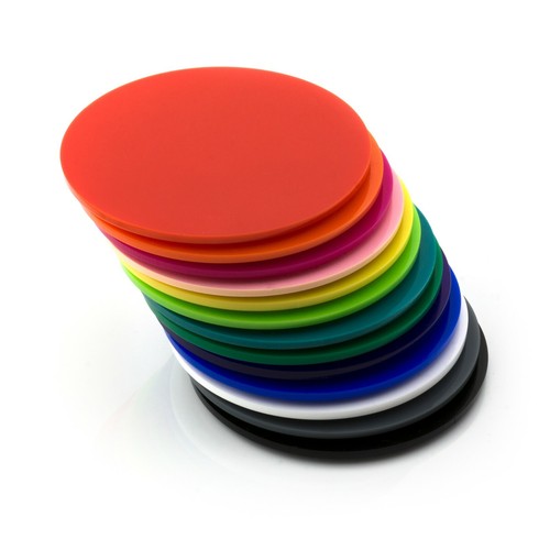 Acrylic Coasters Square and Round Kitchen Table Kids Children Laser Cut Dining - Picture 3 of 74