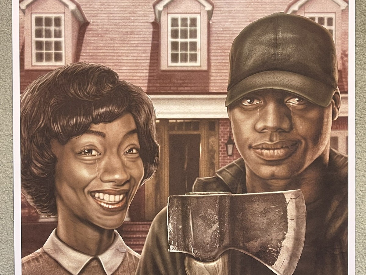 Get Out Jordan Peele Horror Movie Rare Art Print Poster Mondo