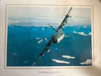 16x20  VINTAGE US Air Force C-130 Hercules Lockheed-Georgia Company Photo