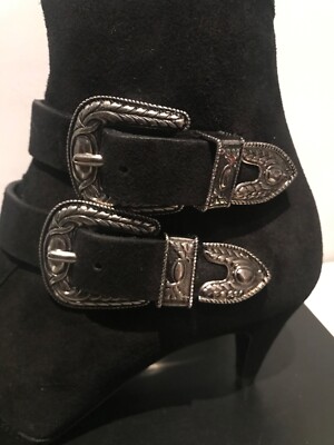 Authentic Saint Laurent Charlotte 55 zip 2B Crosta Baby Wool  display picture 1