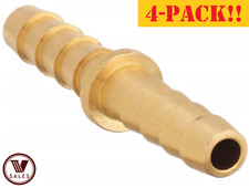 4-PACK  FACTORY NEW  178-0808C Brass Hose Mender/Splicer 1/2" Barb x 1/2" Barb