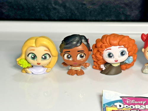 Disney Doorables Young Princesses Series 8 Rare Ariel Rapunzel Lot Complete Set - Picture 3 of 4