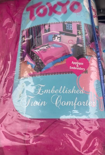 REBECCA BONBON RARE TOKYO FRENCH BULLDOG 2 IN 1 REVERSIBLE COMFORTER BEDDING - Picture 18 of 19