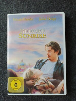 Before Sunrise (DVD - Ethan Hawke , Julie Delpy) sehr guter Zustand !