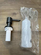 Elkay LK321BK Deck Mounted Soap Dispenser, Black Stainless