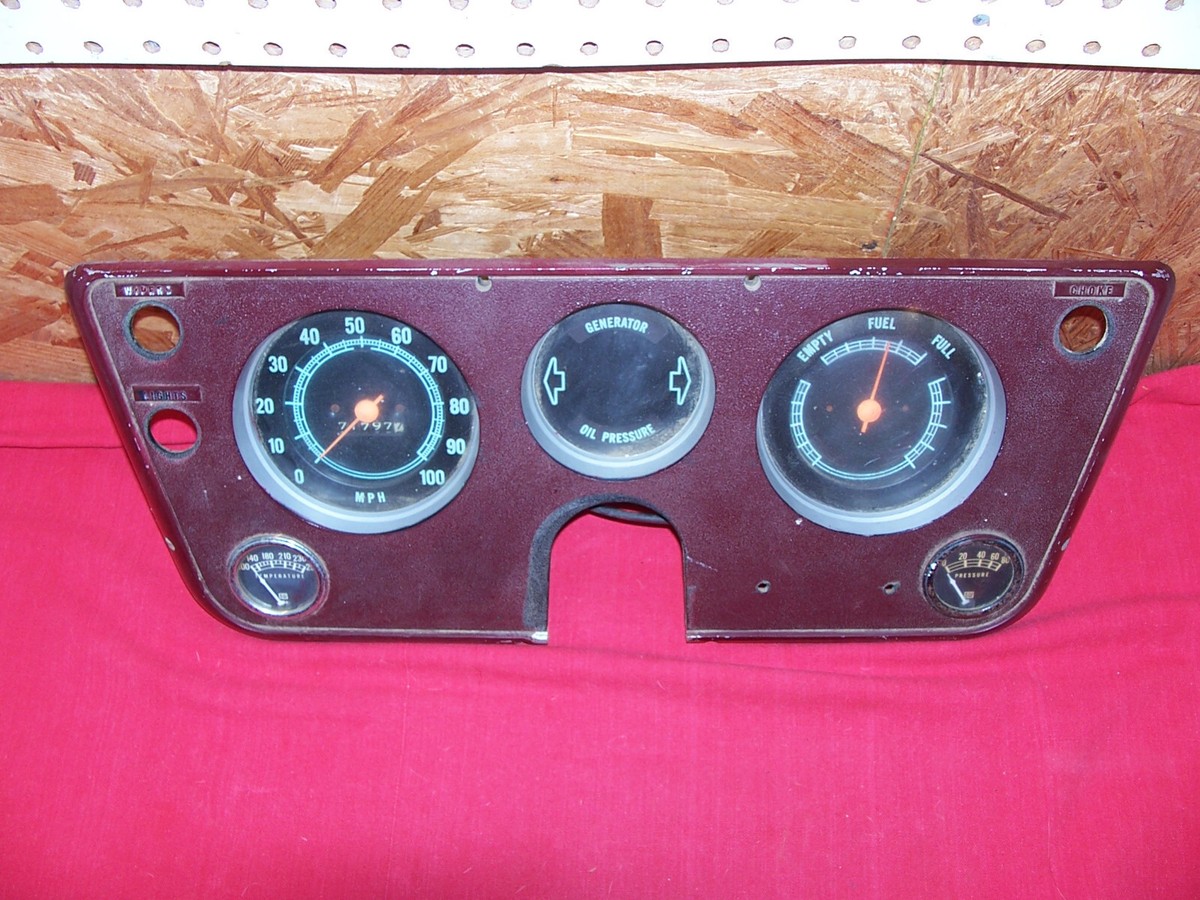 ヒデ 1967 - 1972 Chevy Pickup Truck Speedometer Gauge Cluster