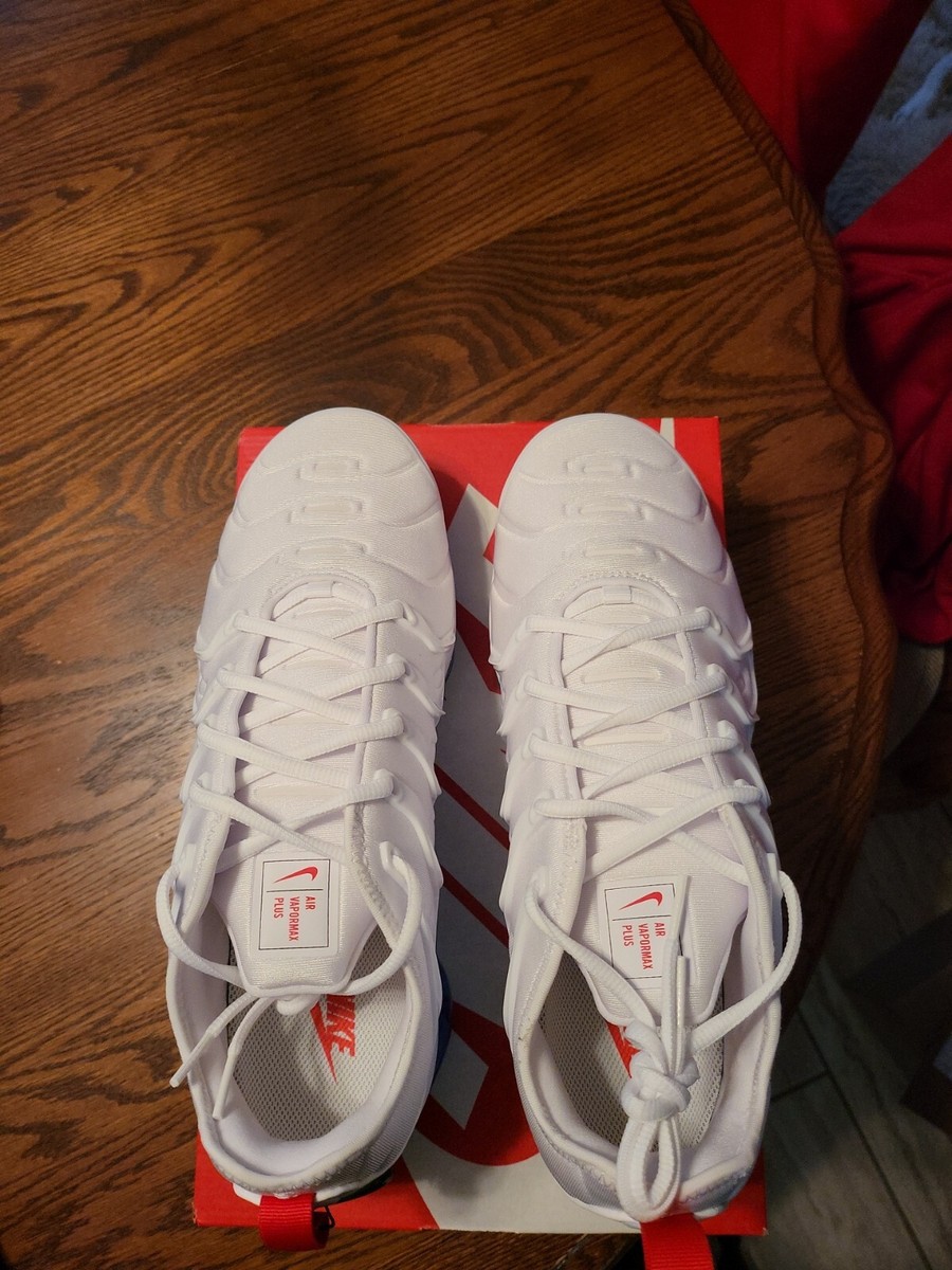 NIKE VAPORMAX ホワイト/レッド Nike Air VaporMax Plus White University Red for Sale