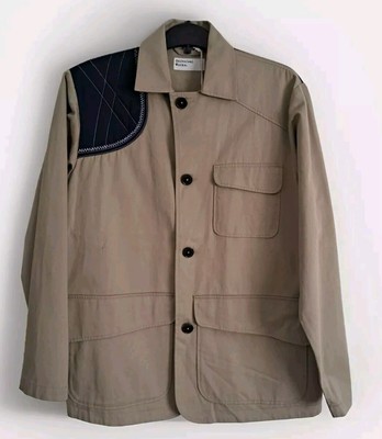 Universal Works Good Will Twill Cotton Jacket In Stone . Size L