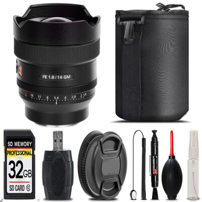 Sony FE 14mm f/1.8 GM Lens  -32GB