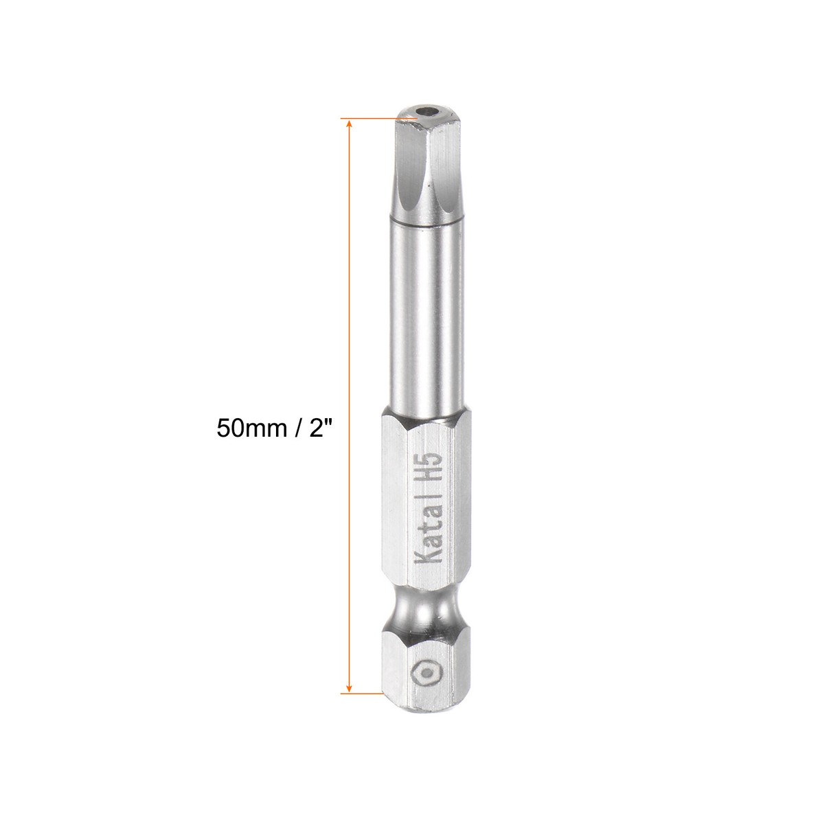 Halfords Advanced H5 5 Mm Sechskant-Bit Mit 1/4" Quadratantrieb Adapter