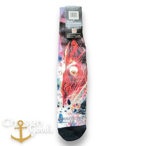 Calcetines Soul Calibur VI Videojuego Crew 1 Par Adulto Talla 10-13 Bandai Bioworld - Imagen 2 de 5