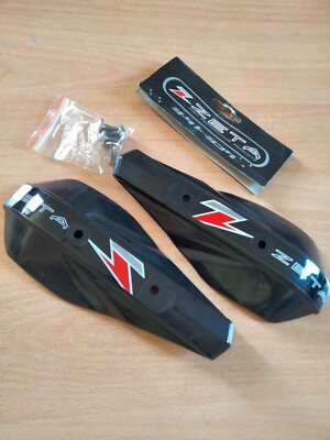 PROTEGE MAINS ZETA ARMOR – 22.2 Mm, Bleu, En Aluminium Robuste Pour Guidon De Moto Tout-terrain