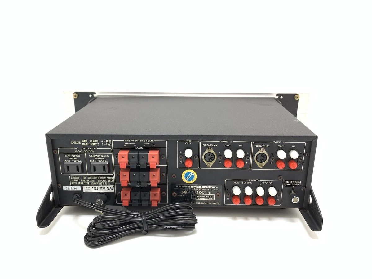 Marantz Model 3200 Rack 19